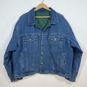 VTG 90's Faded Glory Reversible Denim Jacket